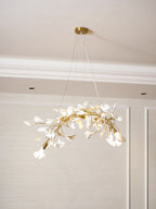 Gingko Ceramic Branch Chandelier A