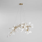 Gingko Ceramic Branch Chandelier A