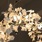 Gingko Ceramic Branch Chandelier C