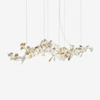 Gingko Ceramic Branch Chandelier E