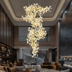 Gingko Ceramic Branch Chandelier F