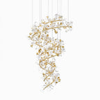 Gingko Ceramic Branch Chandelier Q