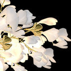 Gingko Ceramic Branch Chandelier Z