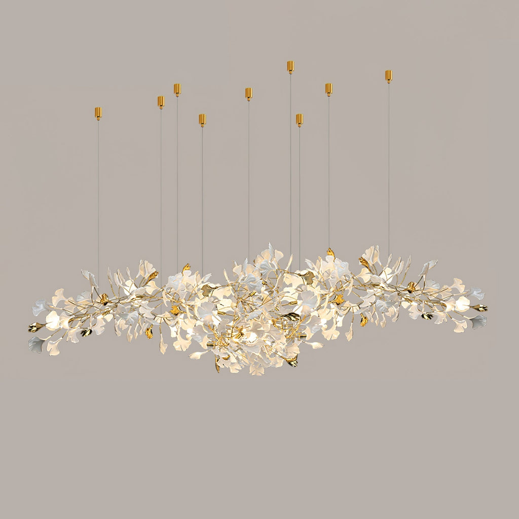 Gingko Ceramic Branch Chandelier Z