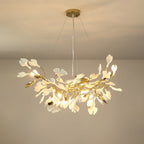 Gingko Ceramic Branch Chandelier Z