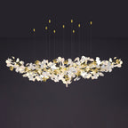 Gingko Ceramic Branch Chandelier Z