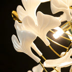 Gingko Ceramic Branch Chandelier Z