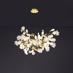 Gingko Ceramic Branch Chandelier Z