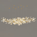 Gingko Ceramic Branch Chandelier Z