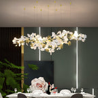 Gingko Ceramic Branch Chandelier Z