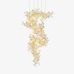 Gingko Ceramic Branch Chandelier F