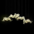 Gingko Ceramic Branch Chandelier C