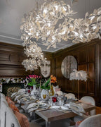 Gingko Ceramic Branch Chandelier C