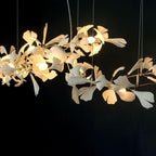 Gingko Ceramic Branch Chandelier E