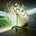 Gingko Ceramic Branch Chandelier E