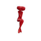 Girl Meditate Sculpture Ornaments