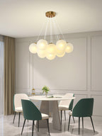 Glass Cluster Chandelier