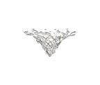 Galaxy Glass Feathers Flying Chandelier