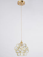 Glass Petal Pendant Light