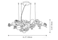 Gold Leaf Branch Chandelier