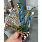 Extra Large Light Luxury Art Butterfly Pendant Chandelier for Bedroom / dining Room / staircase