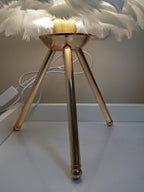 Goose Feather Table Lamp