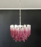 Gorgeous Murano Quadriedri Prisms Chandelier