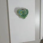 Green Murano Disc Wall Sconce