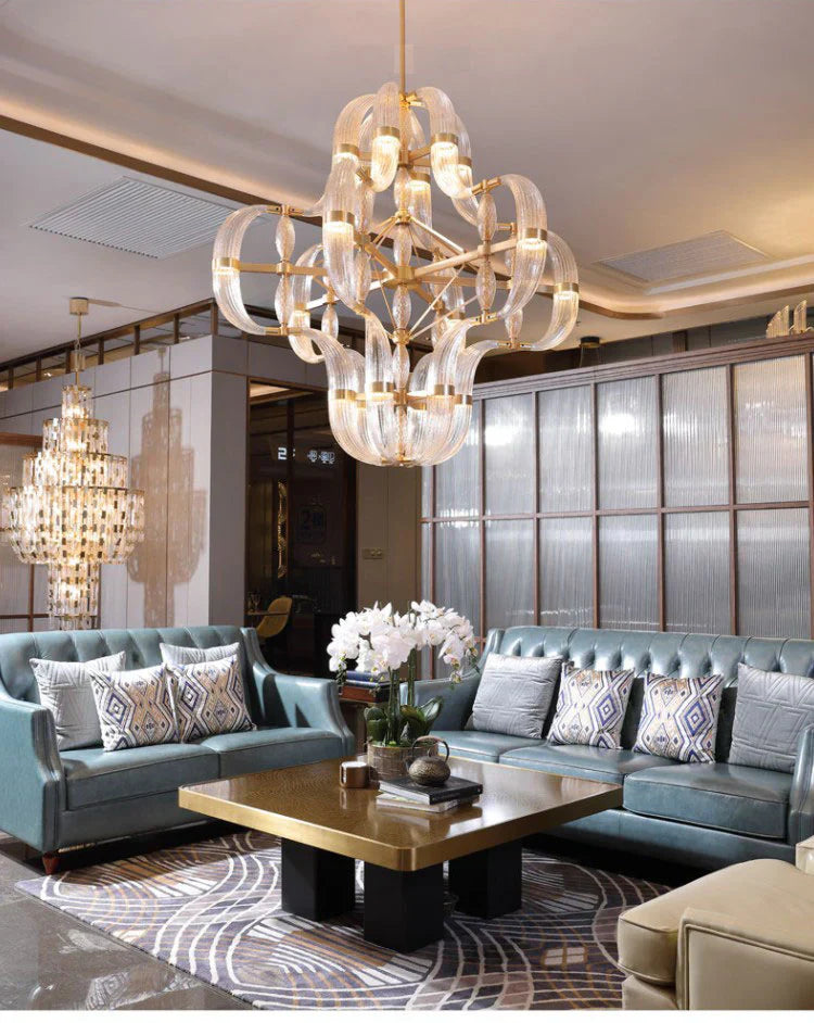 Modern Art Glass Chandelier for Living Room / dining Room / kitchen Island / bedroom