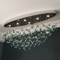 Luxury Crystal Flower Chandelier for Dining Room / living Room