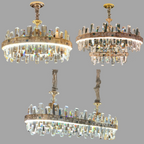 Affordable Round K9 Crystal Chandelier Lighting for Living Room Modern Rectangle Pendant Lamp for Dining Table