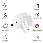 Hedgehog Timing Night Light (built-in battery)