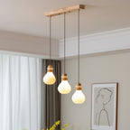 Hemp Rope Glass Pendant Lamp