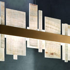 Honice Flake LED Alabaster Chandelier