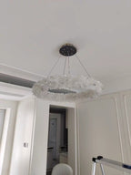 Modern Round / oval / linear / square Natural Crystal Chandelier