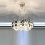 Luxurious K9 Crystal Chandelier Modern Ceiling Light Fixtures Set for Living Room / dining Room
