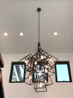 Modern Cube Cluster Chandelier for Living Room / staircase / foyer