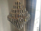 Extra Large Foyer Decorative Crystal Lighting Living Room Crystal Chandelier for Entryway Staircase