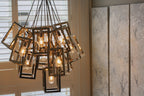 Modern Cube Cluster Chandelier for Living Room / staircase / foyer