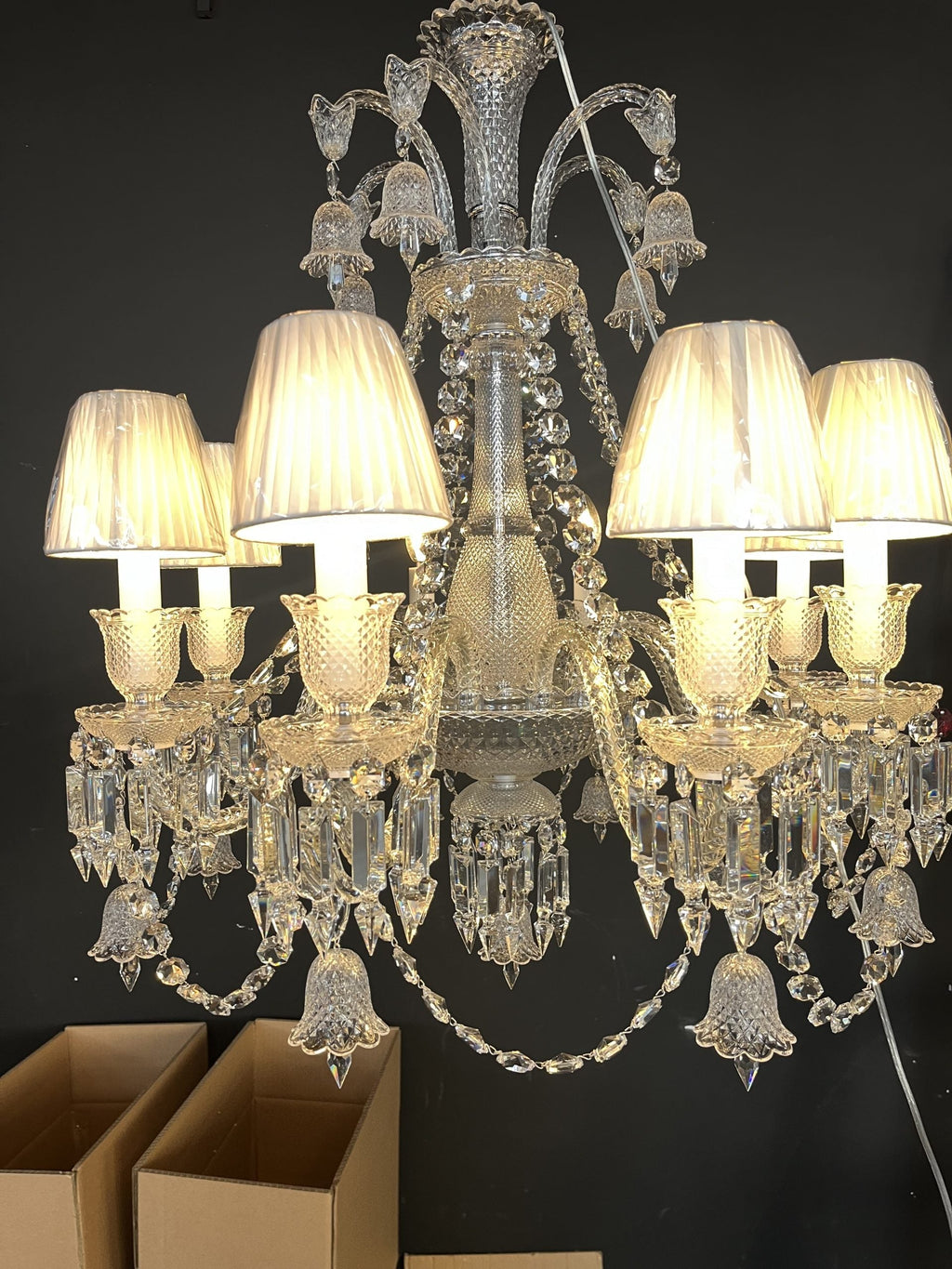8 Lights Solstice Chandelier