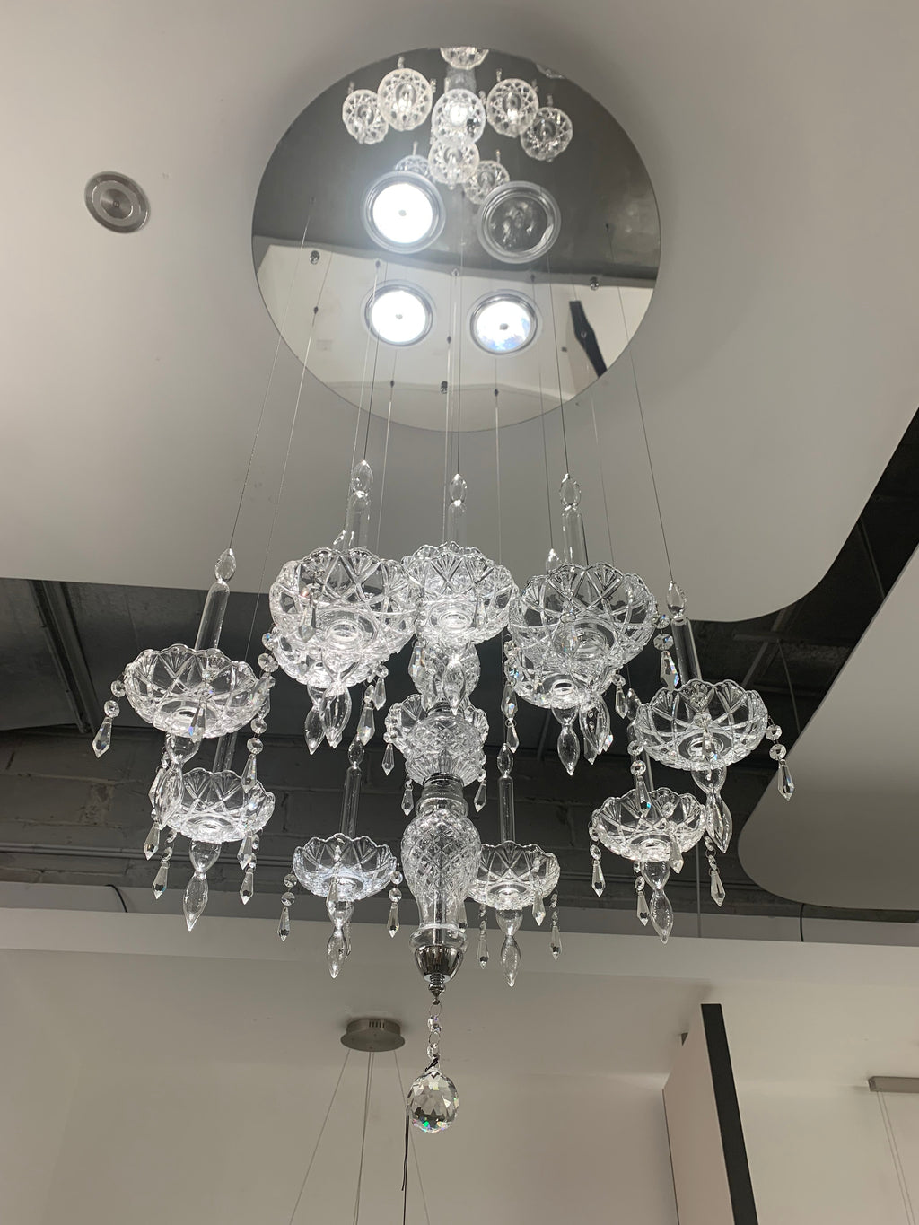 Modern Art Floating Chandelier for Living Room / foyer / hotel