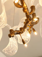 Icarus Wings Horizontal Branch Chandelier
