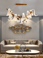 Icarus Wings Horizontal Branch Chandelier