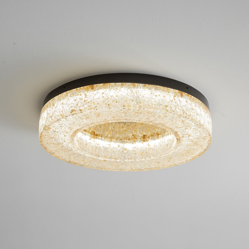 Ice Crack Circle Ceiling Lamp