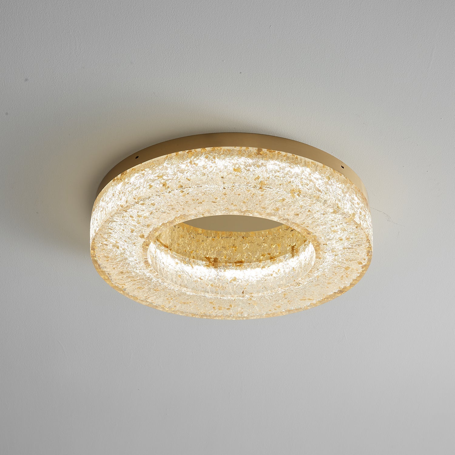 Ice Crack Circle Ceiling Lamp