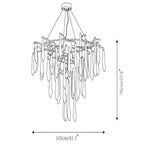 Icicle Crystal Branch Chandelier