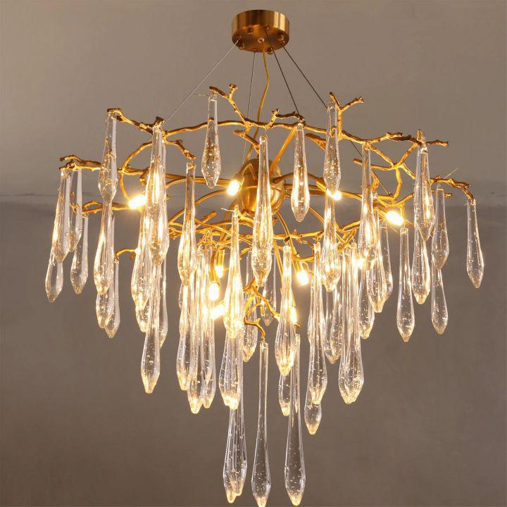 Icicle Crystal Branch Chandelier