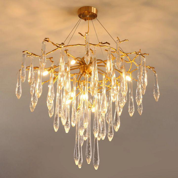 Icicle Crystal Branch Chandelier