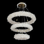 Modern Round / oval / linear / square Natural Crystal Chandelier