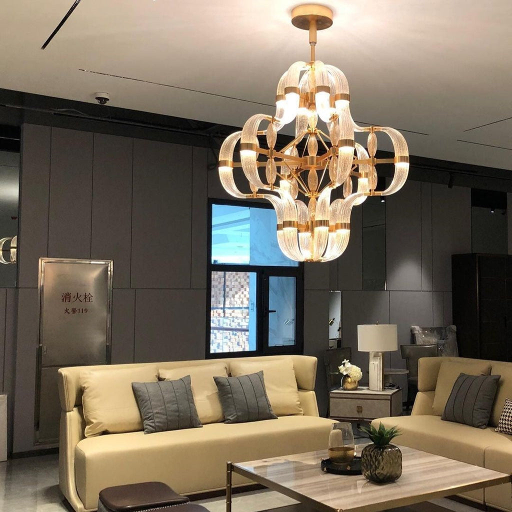 Modern Art Glass Chandelier for Living Room / dining Room / kitchen Island / bedroom